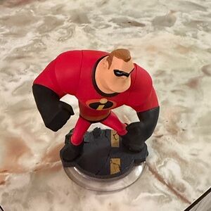 Wii Disney Infinity Red and Black Superhero Figurine